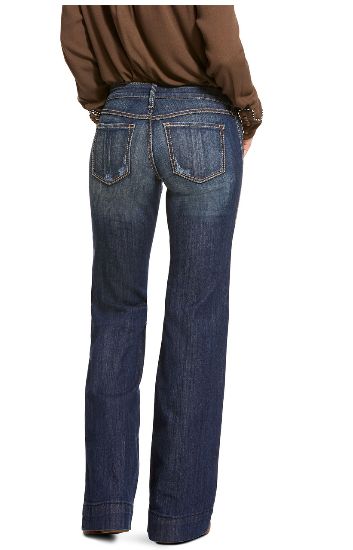 10028925 ARIAT TROUSER MID-RISE STRETCH LUCY WIDE LEG JEAN PACIFIC (1/23)