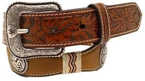 ARIAT CONCHO RAWHIDE WRAP BELT