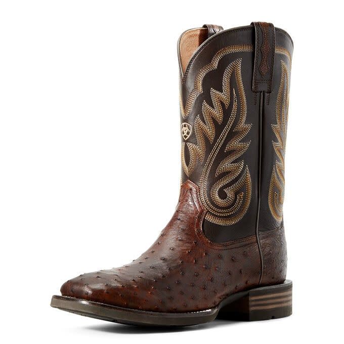 Ariat Promoter ostrich brown boot