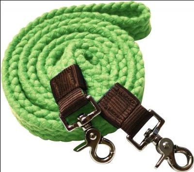 SHOWMAN COTTON ROPING REINS