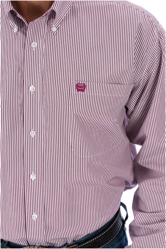 Burgundy Stripe