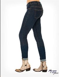 Just Tuff Skinny dark wash jean