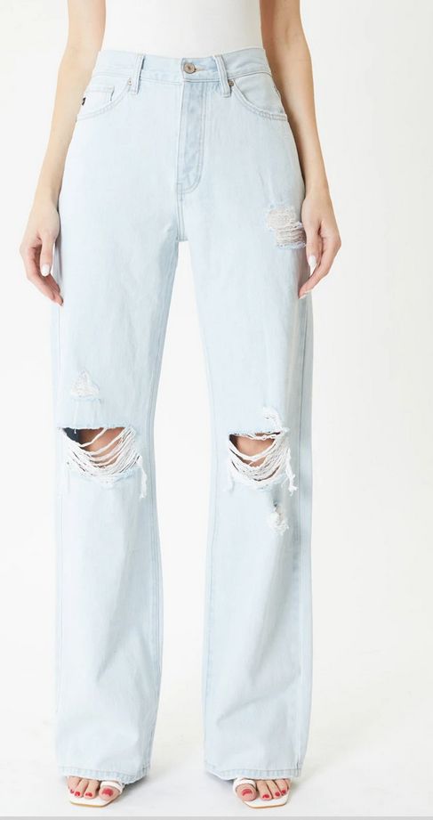 KANCAN ULTRA HIGH RISE 90&#39;S FLARE JEAN