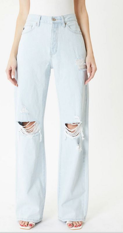 KANCAN ULTRA HIGH RISE 90&#39;S FLARE JEAN