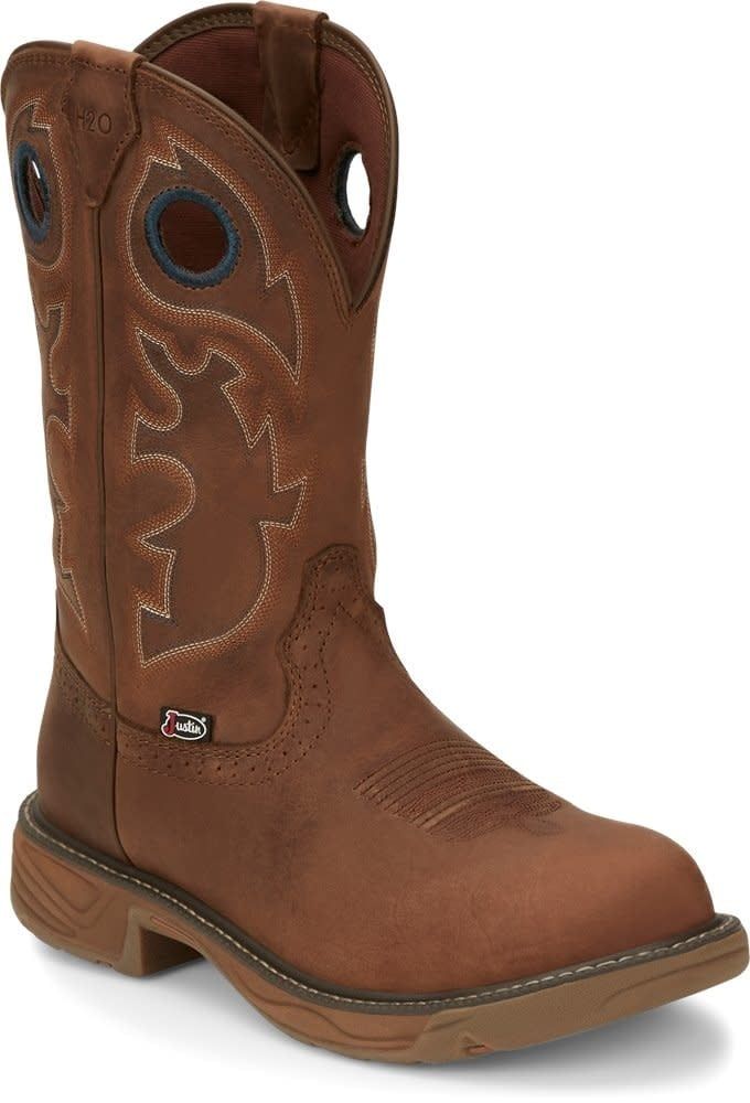 JUSTIN MEN&#39;S RUSH 11&quot; WATERPROOF WORK BOOT