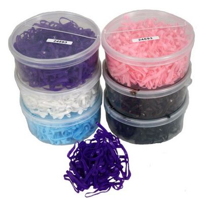 SILICONE GEL MANE &amp; TAIL BRAIDING BANDS