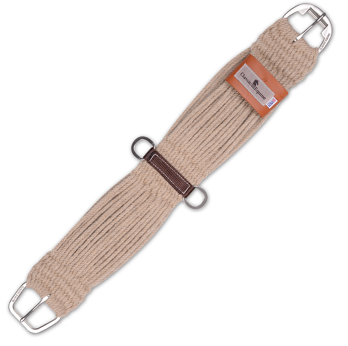 CLASSIC EQUINE STRAIGHT 31 STRAND NATURAL MOHAIR CINCH