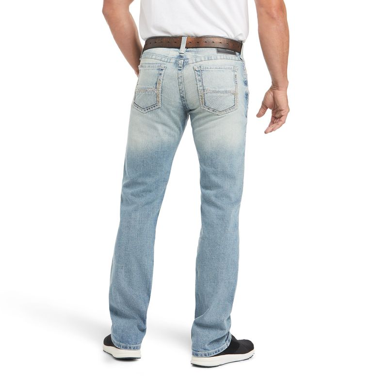 ARIAT MEN&#39;S M7 ROCKER STRETCH STIRLING STRAIGHT LEG JEAN IN SHASTA