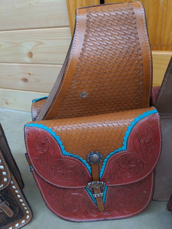 Leather Saddle Bag