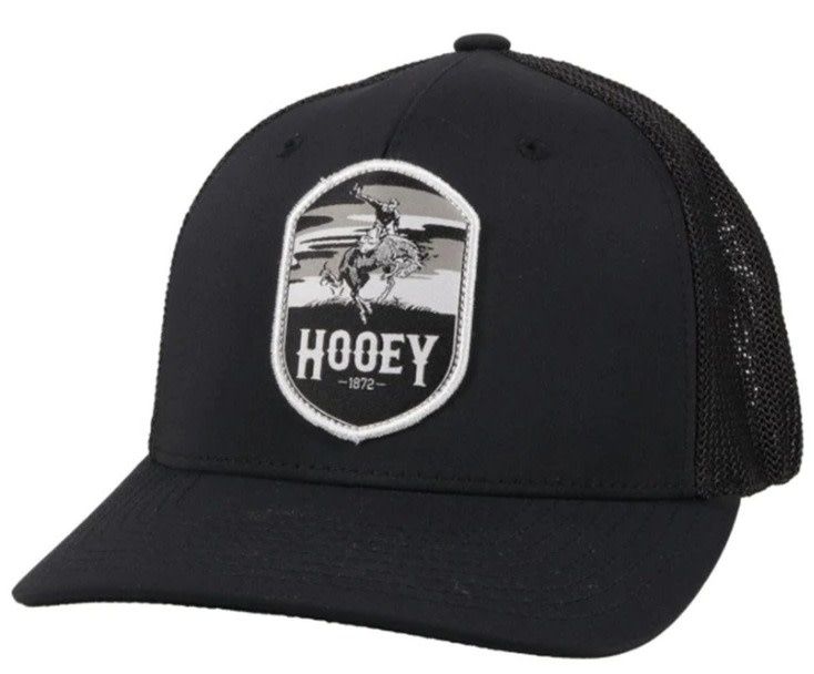 HOOEY &quot;CHEYENNE&quot; BLACK HAT