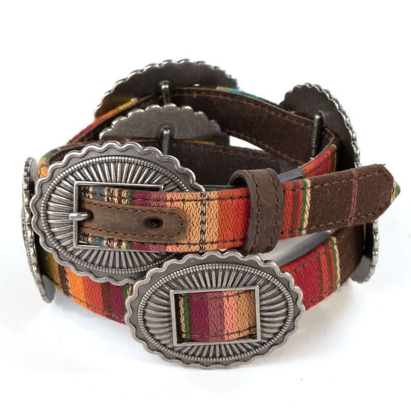 YOUTH SERAPE LOOP OVAL CONCHO