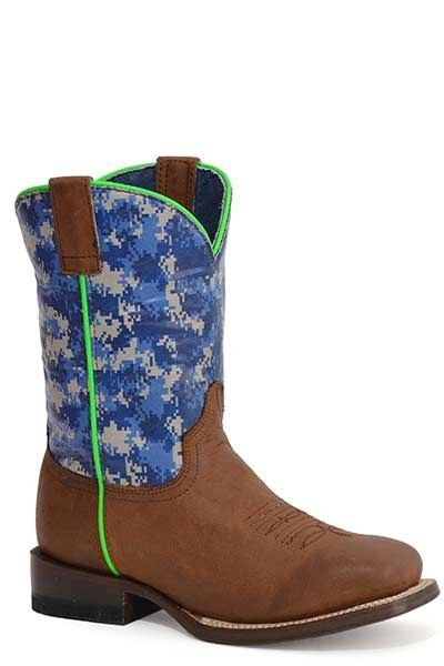 BOYS ROPER BLUE CAMO