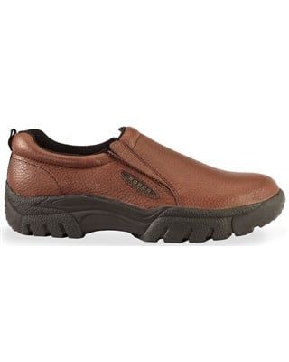 ROPER MEN&#39;S SLIP-ON LEATHER BROWN