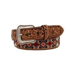 3D TOOLED EMBROIDERED BELT