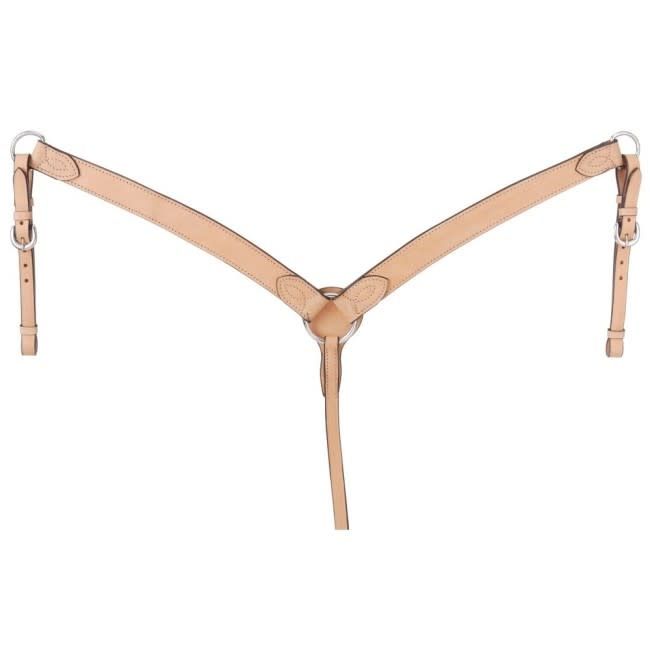 CONTOURED LEATHER PONY BREAST COLLAR