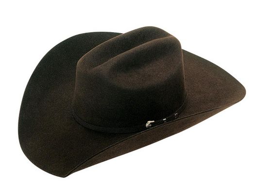 TWISTER 3X &quot;SANTA FE&quot; CHOCOLATE WOOL COWBOY HAT