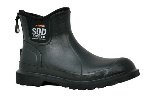 DRYSHOD WOMEN&#39;S SOD BUSTER ANKLE BOOT BLACK/GRAY