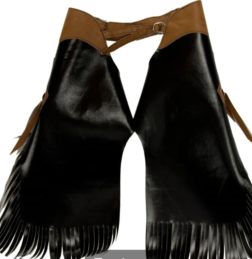 YOUTH CHAPS BLACK/BROWN