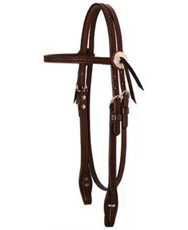 JULIE GOODNIGHT DIAMOND TOOLED HEADSTALL