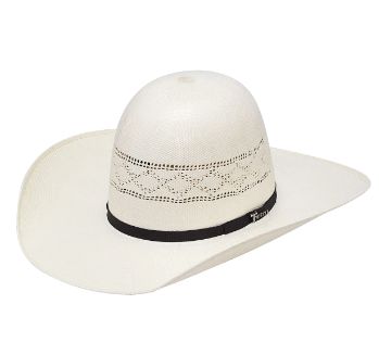 T71237 TWISTER BANGORA  1/4&quot; OPEN/ROWDY STRAW HAT