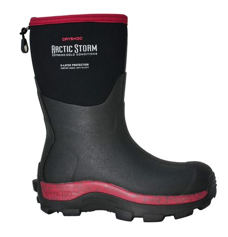 DRYSHOD WOMEN&#39;S ARTIC STORM MID BLACK/CRAN