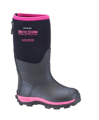DRYSHOD ARTIC STORM KIDS BLACK/PINK