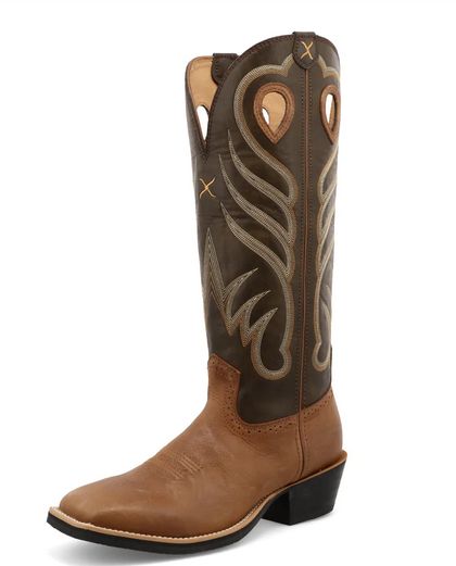 TWISTED X BUCKAROO 16&quot; BUFF TAN &amp; BURNT OLIVE