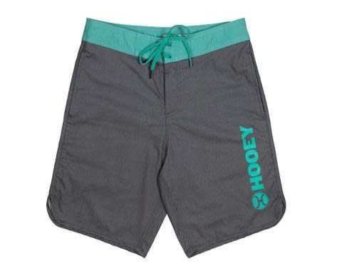 HOOEY MENS "THE SHAKA" CHARCOAL CLASSIC BOARD SHORTS