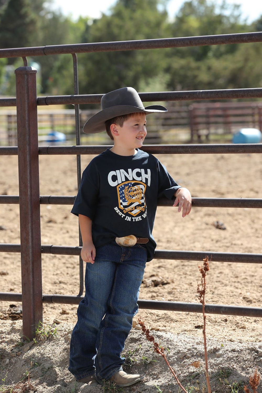 CINCH &quot;BEST IN THE WEST&quot; TEE NAVY