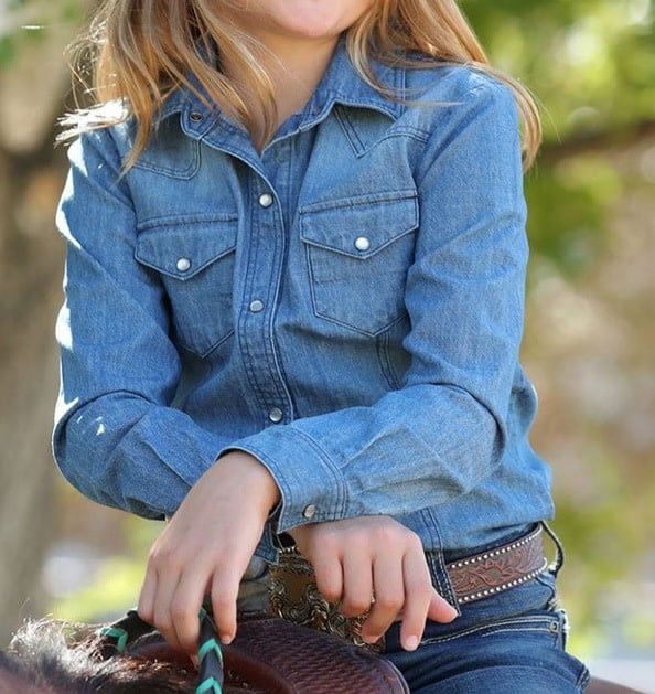 CRUEL DENIM CHAMBRAY LS DENIM