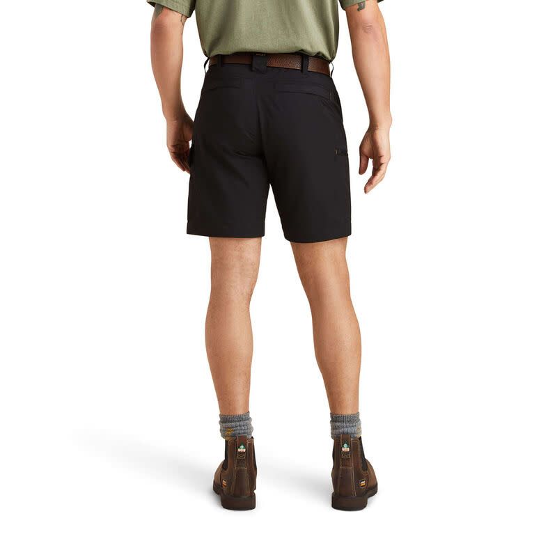 ARIAT MEN&#39;S REBAR WORKFLOW ULTRALIGHT SHORTS IN BLACK
