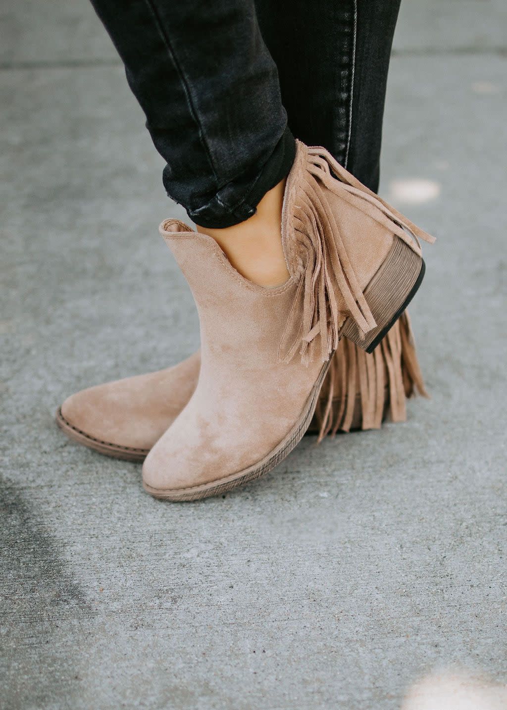 VERY G TRIO BOOTIE TAUPE