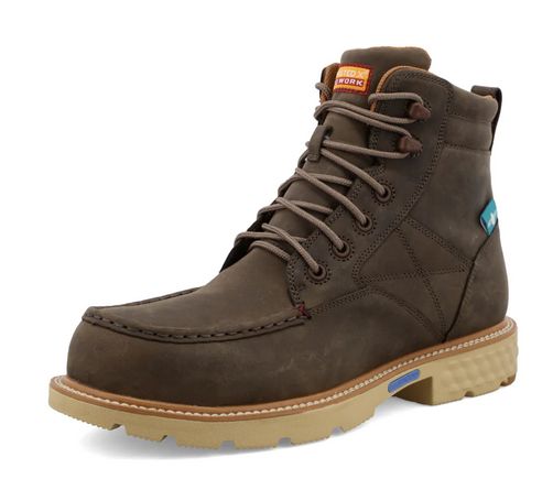 TWISTED X 6&quot; WORK BOOT SHITAKE
