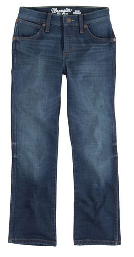 WRANGLER RETRO SLIM STRAIGHT JEAN IN STONE