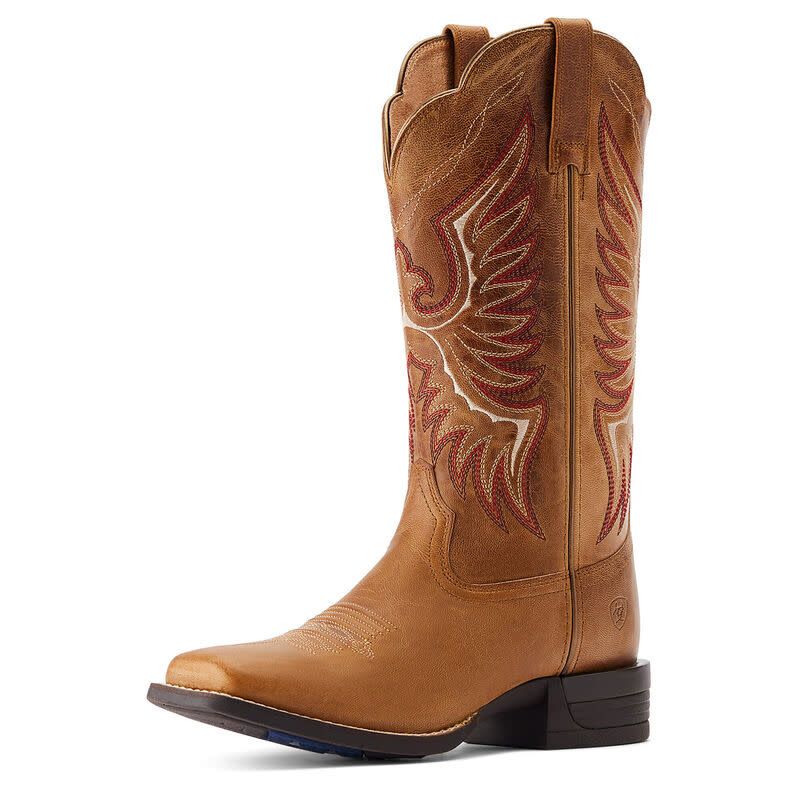 ARIAT WOMEN&#39;S ROCKDALE ALMOND BUFF WESTERN BOOT