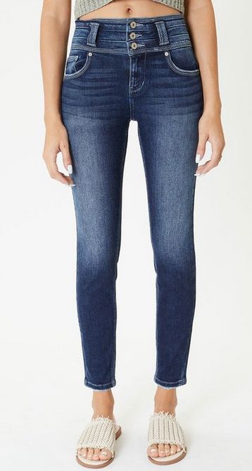 KANCAN HIGH RISE SUPER SKINNY DARK WASH