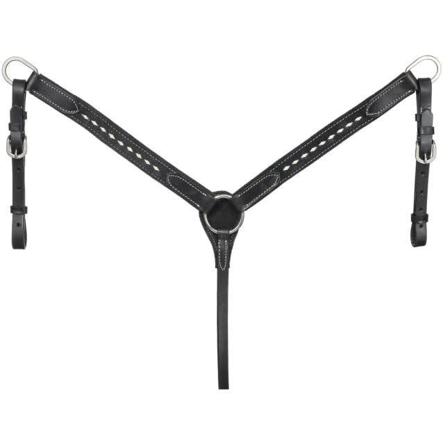 KING SERIES PONY BUCKSTITCH SUEDE BREAST COLLAR