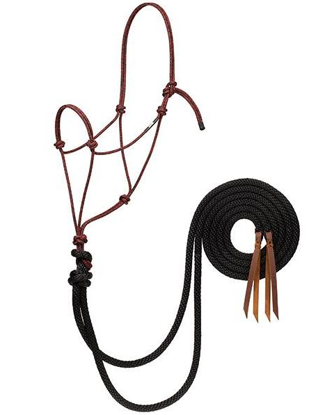 SILVERTIP BIG SKY LOPING ROPE HALTER WITH 8 SPLIT REINS