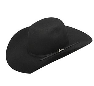 TWISTER KIDS WOOL STRETCH FIT BLACK COWBOY HAT