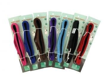 REINSMAN SOFT TOUCH NEOPRENE LINED DOG LEASH (ASSORTED COLORS)