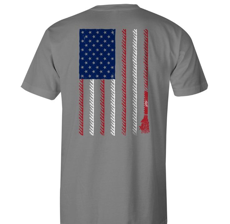 “LIBERTY ROPER&quot; FLAG T-SHIRT