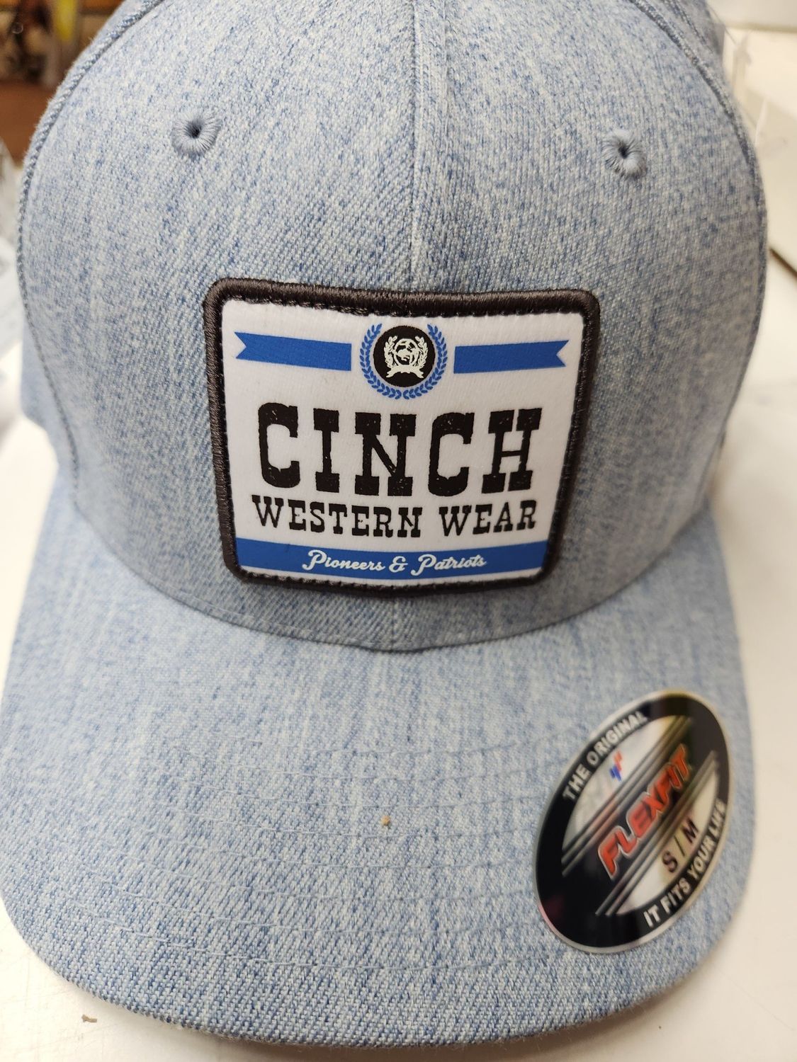 MCC0627792 CINCH YOUTH WESTERN WEAR HEATHER BLUE CAP