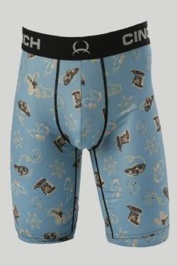 CINCH MENS 9&quot; SHERIFF BOXER BRIEFS