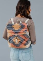 PANACHE ACCESSORIES WOVEN BACKPACK