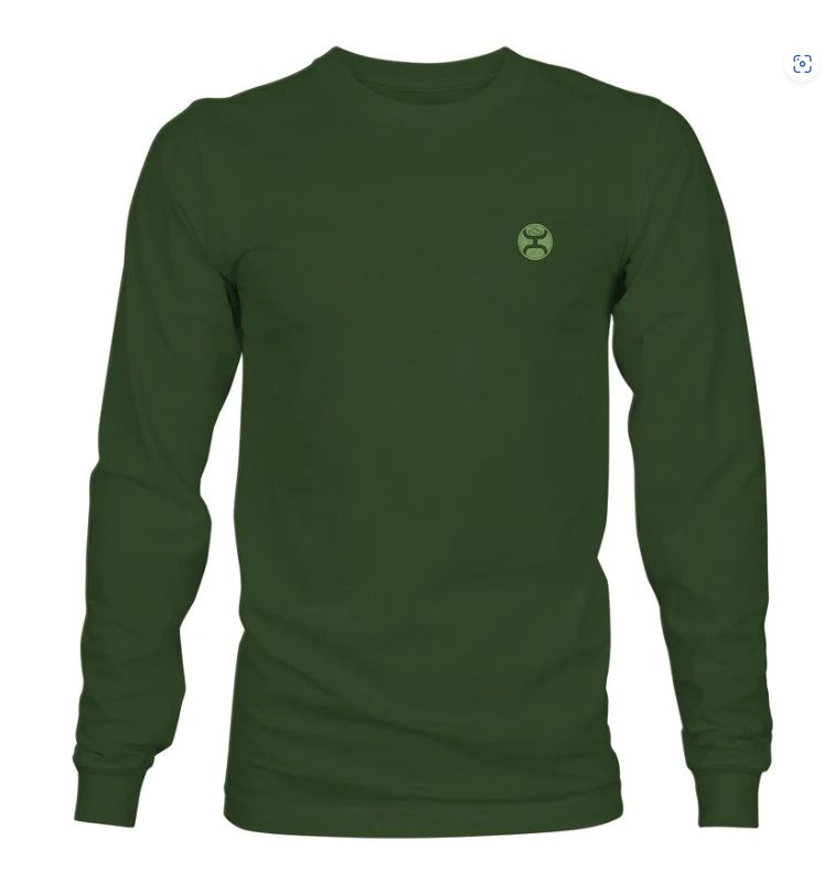 HOOEY MEN&#39;S &quot;ZENITH&quot; OLIVE LONG SLEEVE T-SHIRT