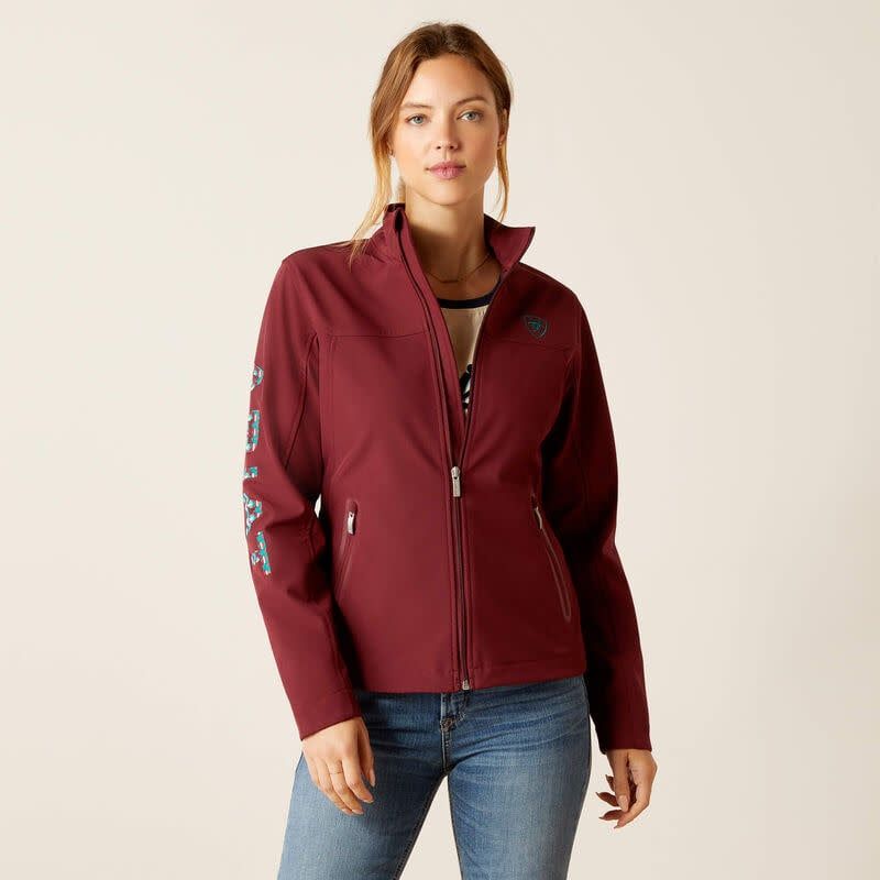 ARIAT WOMEN&#39;S NEW TEAM SOFTSHELL JACKET TAWNY/BAJA