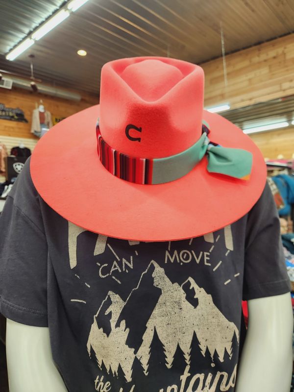 CHARLIE 1 HORSE INDIAN LODGE FELT HAT