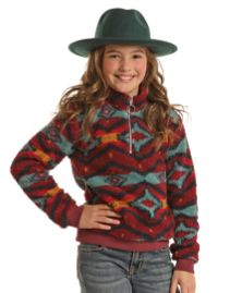 ROCK &amp; ROLL GIRL&#39;S SHERPA PULLOVER