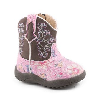 ROPER INFANT GIRLS BROWN SHAFT WITH WESTERN STITCH