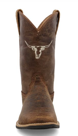 TWISTED X TOP HAND TAN AND CHOCOLATE WESTERN BOOTS